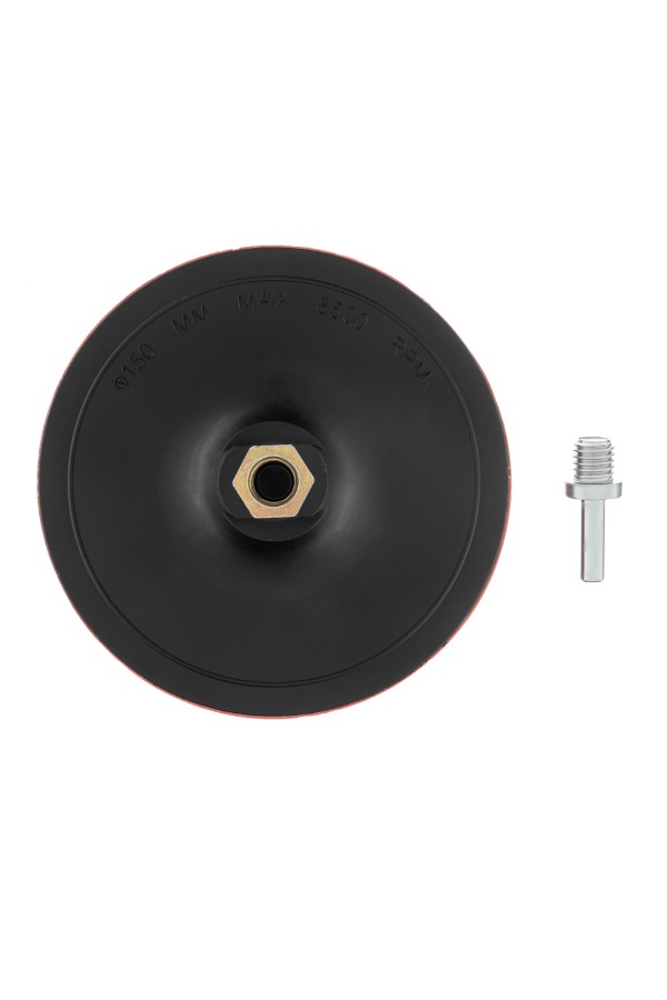 Насадка для дрели и УШМ с липучкой, 150 мм, твердая Matrix