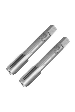 Метчик ручной М12 х 1.5 мм, комплект из 2 шт Сибртех