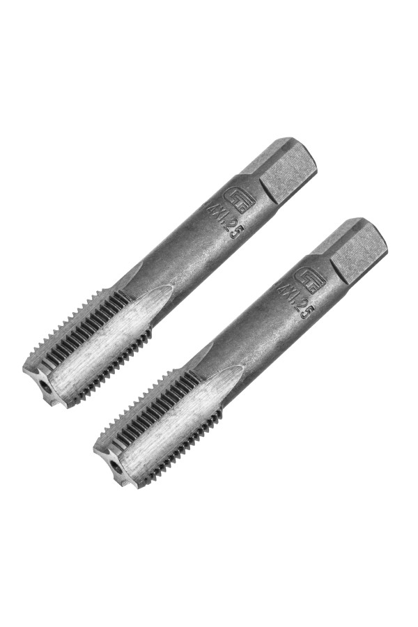 Метчик ручной М14 х 1.25 мм, комплект из 2 шт Сибртех