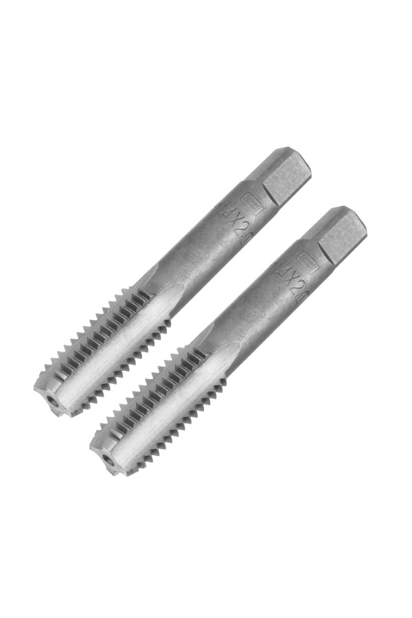 Метчик ручной М14 х 2 мм, комплект из 2 шт Сибртех