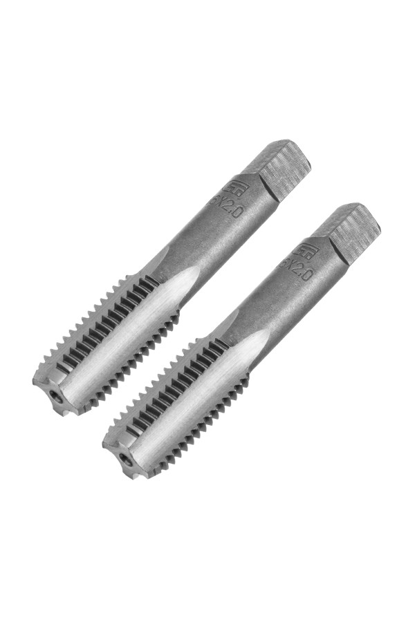 Метчик ручной М16 х 2 мм, комплект из 2 шт Сибртех