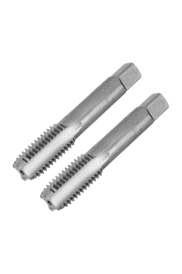 Метчик ручной М18 х 2.5 мм, комплект из 2 шт Сибртех