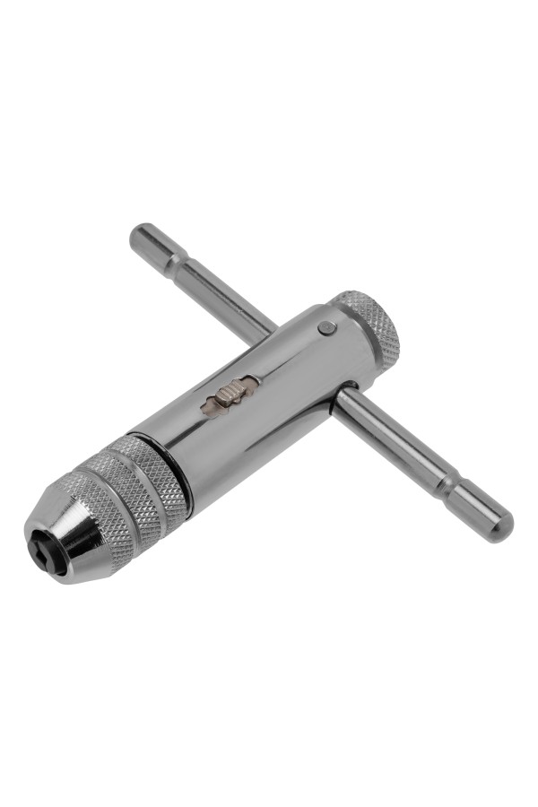 Вороток для метчиков М3-М8, хромированный, с трещоткой Matrix