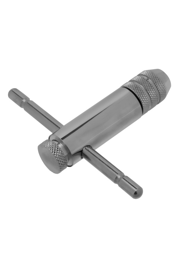 Вороток для метчиков М3-М8, хромированный, с трещоткой Matrix