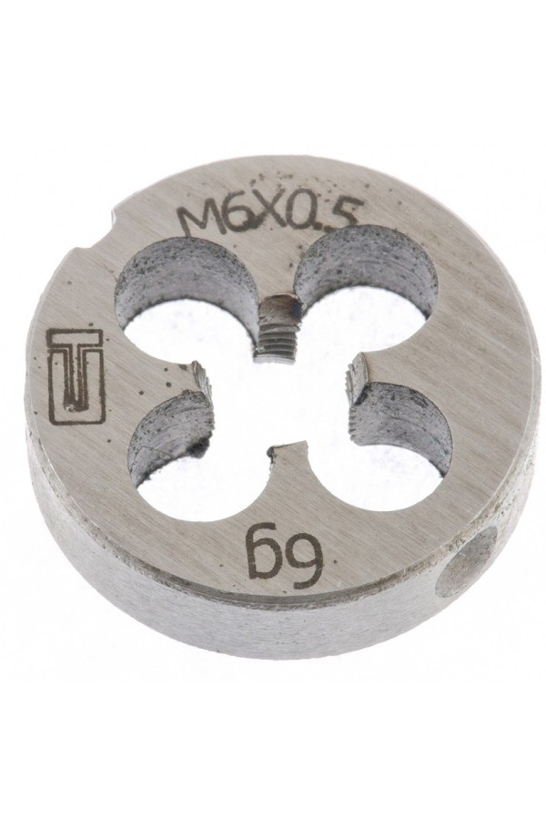 Плашка М6 х 0.5 мм Сибртех