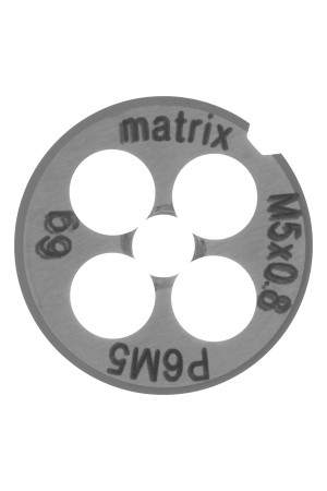 Плашка М5 х 0.8 мм, Р6М5 Matrix