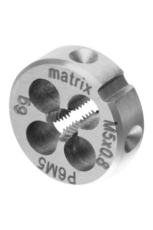 Плашка М5 х 0.8 мм, Р6М5 Matrix