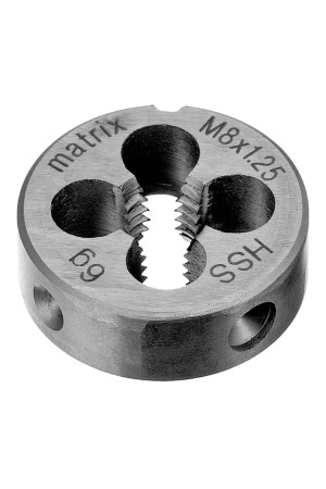 Плашка М8 х 1.25 мм, Р6М5 Matrix