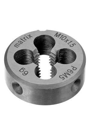 Плашка М10 х 1.5 мм, Р6М5 Matrix