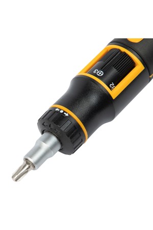 Отвертка реверсивная с револьверным механизмом, 11 шт, сталь S2  // Denzel