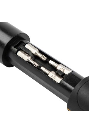 Отвертка реверсивная с револьверным механизмом, 11 шт, сталь S2  // Denzel