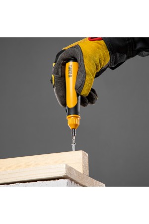 Отвертка реверсивная, механизм SmartPush mini 11 шт, CrMo // Denzel