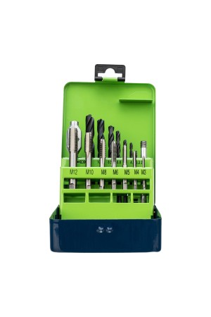Набор сверл 2.5-10.2, метчиков М3-М12, 15 предметов Сибртех
