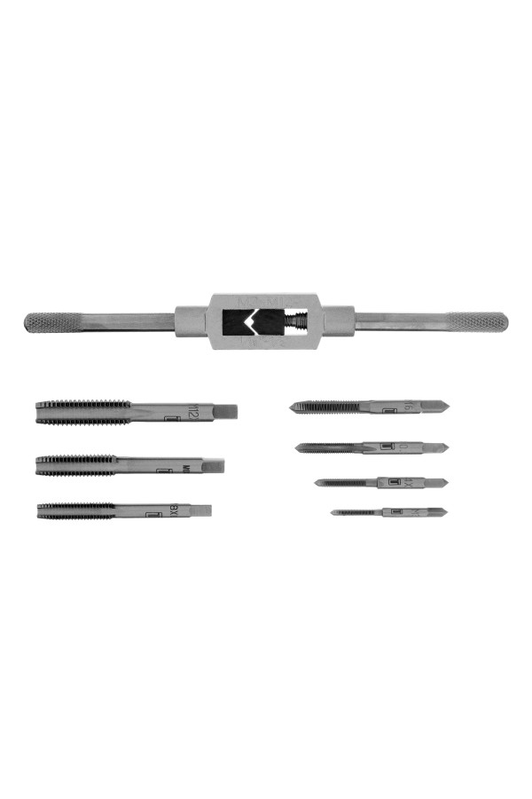 Набор метчиков М3-М12, 8 предметов Сибртех