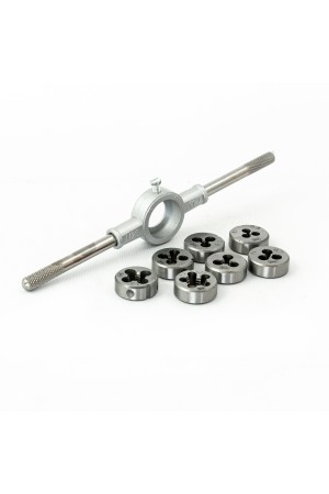 Набор плашек М3-М12, 8 предметов Сибртех