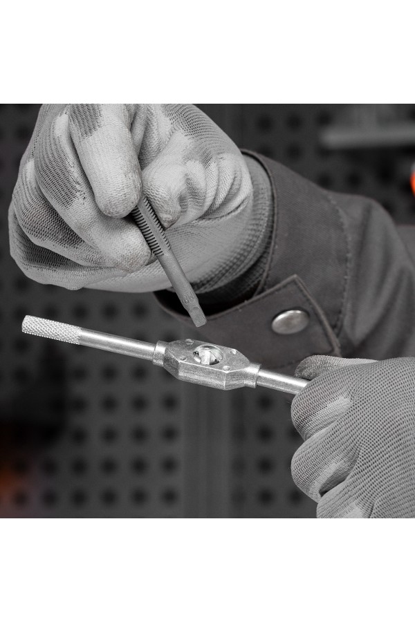 Набор метчиков и плашек М3-М12, плашко-метчикодержатель, 40 предметов, пластиковый бокс Sparta