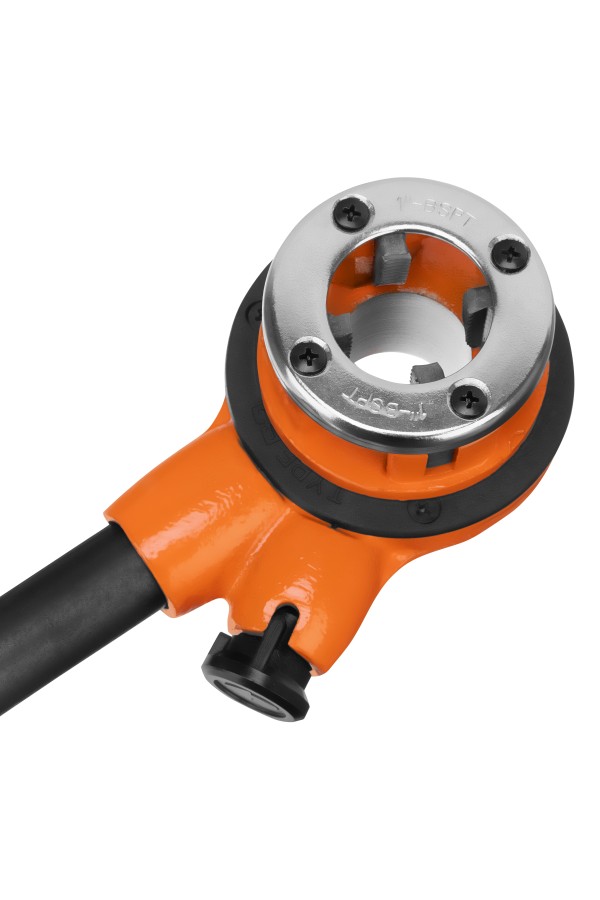 Набор клуппов 1/2-3/4-1, плашкодержатель с трещоткой, 6 предметов Sparta