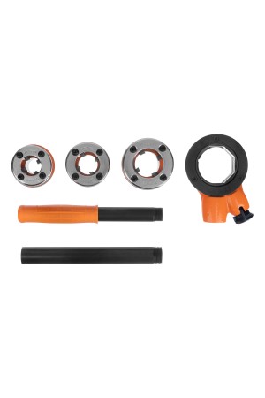 Набор клуппов 1/2-3/4-1, плашкодержатель с трещоткой, 6 предметов Sparta