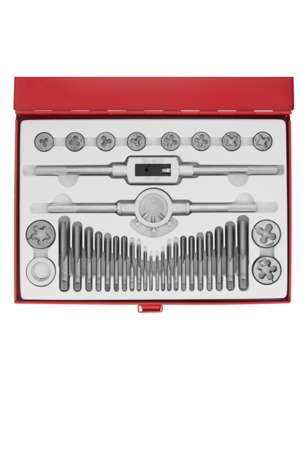 Набор метчиков и плашек М3-М16, 36 предметов Matrix