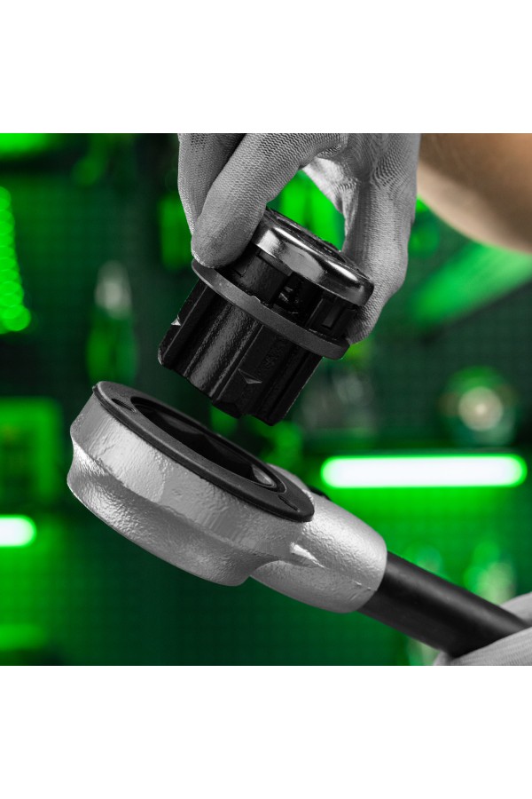 Трещотка для клуппов с удлинителем Сибртех