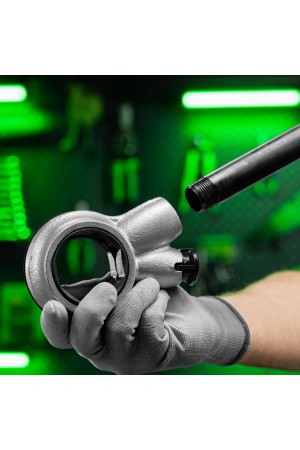 Трещотка для клуппов с удлинителем Сибртех