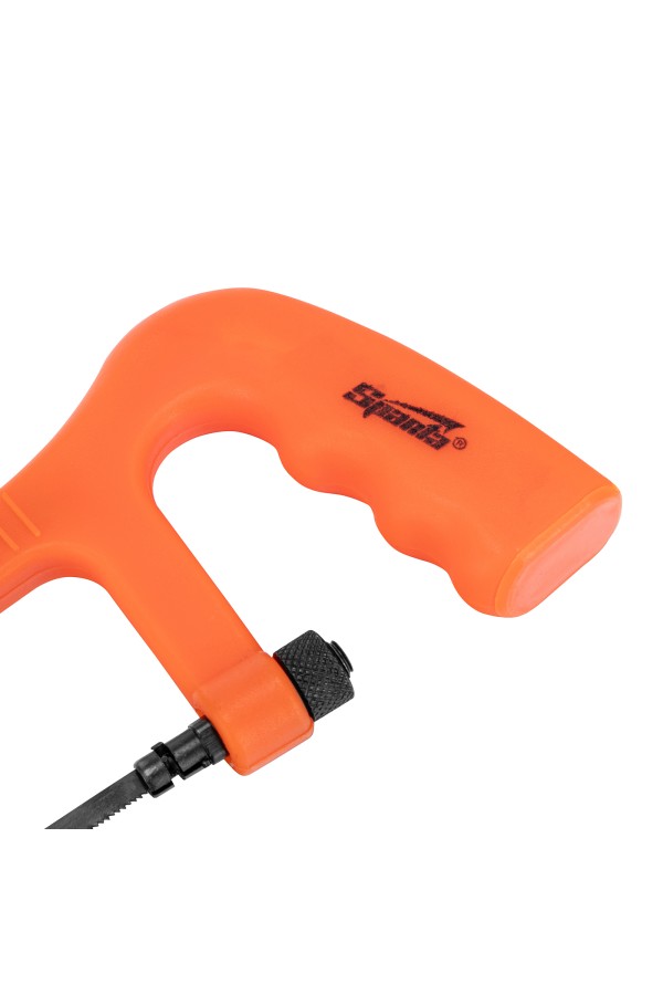 Ножовка по металлу, 150 мм, пластмассовая ручка, хромированная Sparta