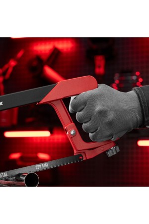 Ножовка по металлу, 300 мм, биметаллическое полотно, обрезиненная рукоятка Matrix