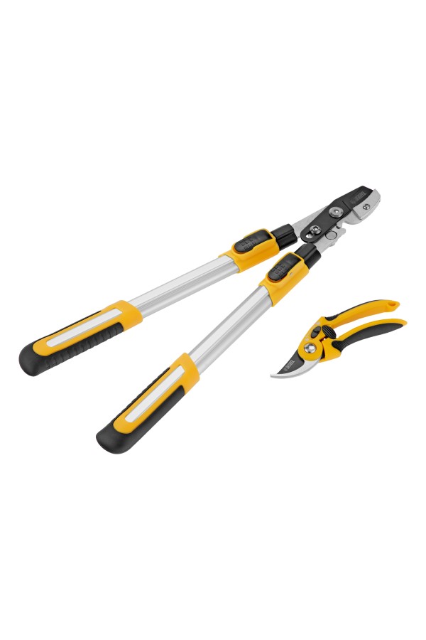 Набор: Сучкорез телескопический 22-29” и секатор прямого реза Denzel