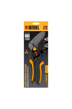 Ножницы для напольных покрытий, 250 мм, нержавеющая сталь, функция перерезания Denzel