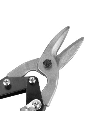 Ножницы по металлу, 250 мм, пряморежущие, обливные рукоятки Sparta