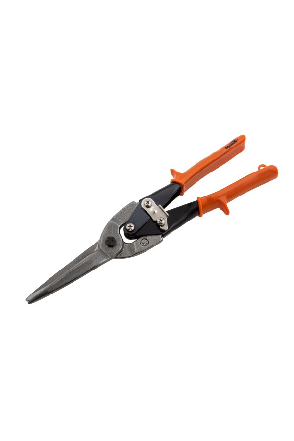 Ножницы по металлу, удлиненные, 290 мм, пряморежущие, обрезиненные рукоятки Sparta