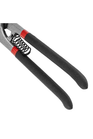 Ножницы по металлу, 250 мм, для фигурного реза, обливные рукоятки Matrix