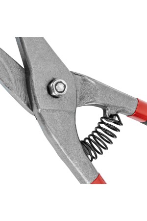 Ножницы по металлу, 250 мм, для фигурного реза, обливные рукоятки Matrix