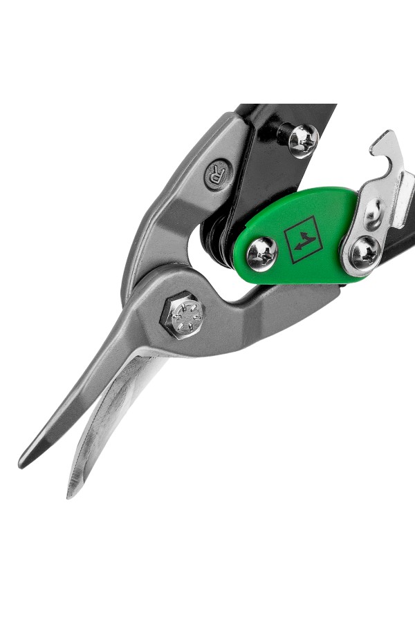 Ножницы по металлу, 250 мм, правый рез, сталь CRMO, двухкомпонентные рукоятки, PRO Matrix