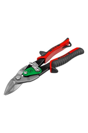 Ножницы по металлу, 250 мм, правый рез, сталь CRMO, двухкомпонентные рукоятки, PRO Matrix