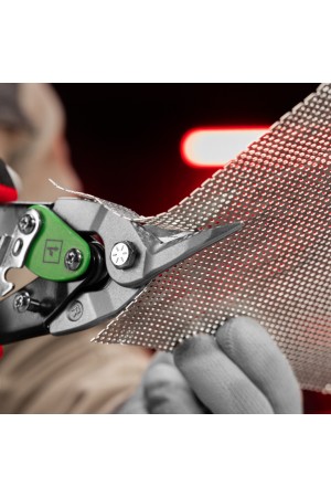 Ножницы по металлу, 250 мм, правый рез, сталь CRMO, двухкомпонентные рукоятки, PRO Matrix