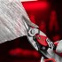 Ножницы по металлу, 250 мм, левый рез, сталь CRMO, двухкомпонентные рукоятки, PRO Matrix