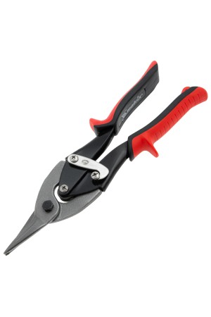 Ножницы по металлу, 250 мм, пряморежущие, для тонкого металла, обрезиненные рукоятки Matrix