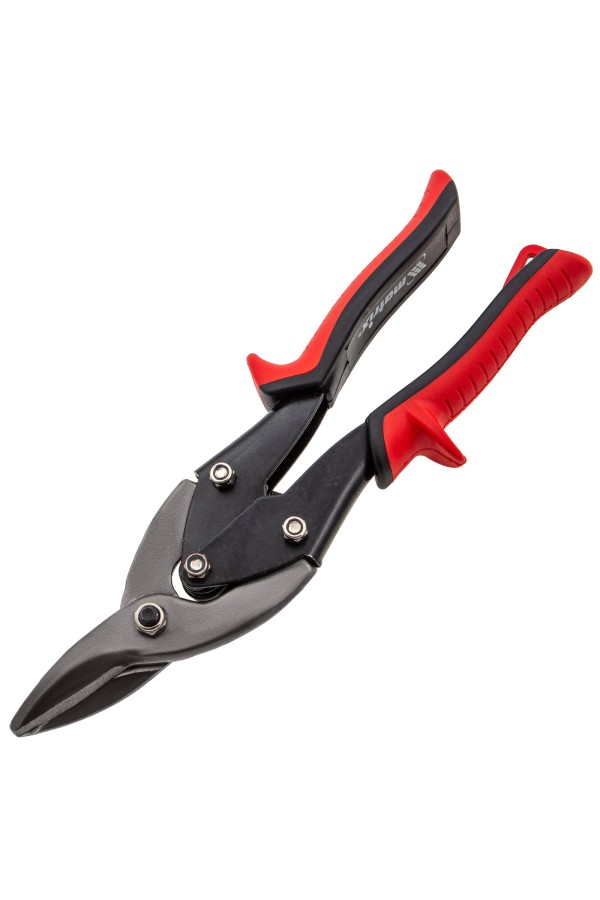 Ножницы по металлу, 250 мм, правые, обрезиненные рукоятки Matrix
