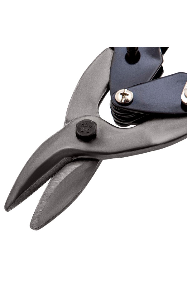 Ножницы по металлу, 250 мм, правые, обрезиненные рукоятки Matrix