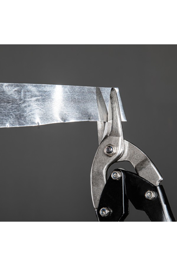 Ножницы по металлу, 250 мм, правые, обрезиненные рукоятки Matrix