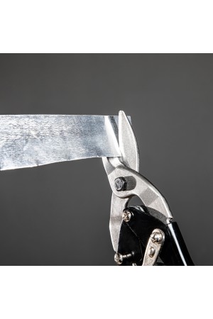 Ножницы по металлу, 250 мм, левые, обрезиненные рукоятки Matrix