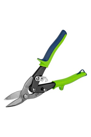 Ножницы по металлу, 250 мм, левый рез, сталь С55, двухкомпонентные рукоятки СИБРТЕХ