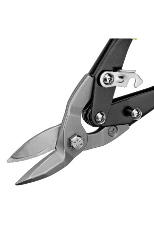 Ножницы по металлу, 250 мм, левый рез, сталь С55, двухкомпонентные рукоятки СИБРТЕХ