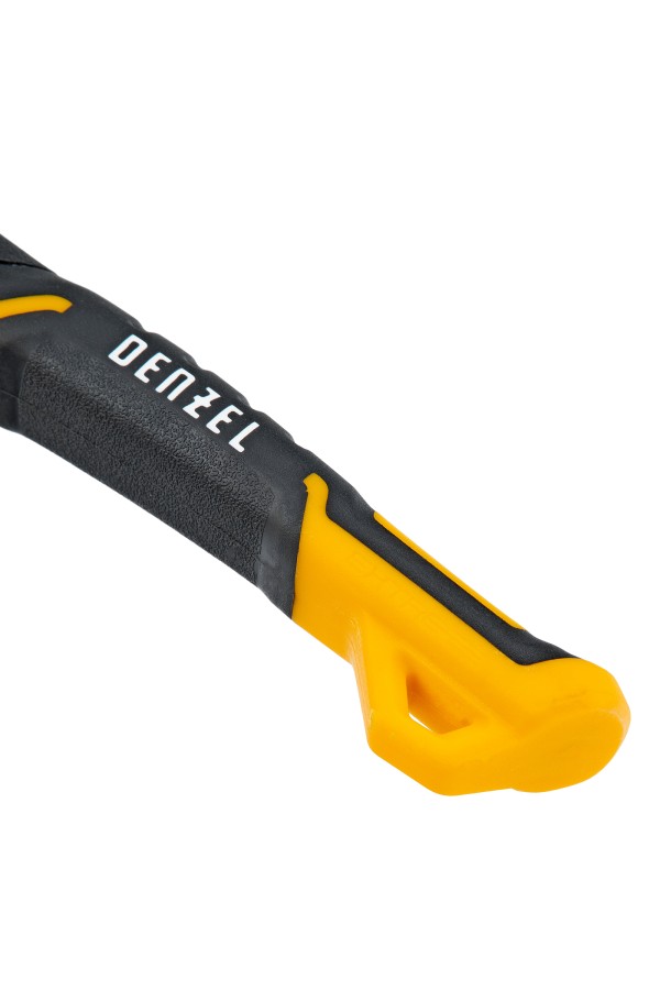 Ножницы по металлу, 270 мм, прямой и правый рез, сталь-СrMo, трехкомпонентные рукоятки Denzel