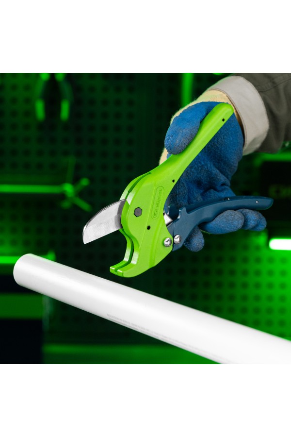 Ножницы для резки изделий из пластика, усиленные, полуавтомат, D до 35 мм Сибртех