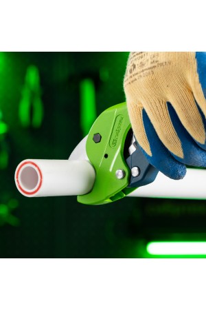 Ножницы для резки изделий из пластика, усиленные, полуавтомат, D до 35 мм Сибртех