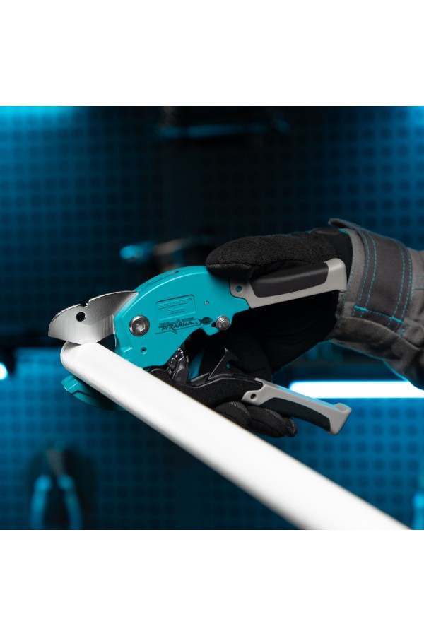 Ножницы для резки изделий из ПВХ, D до 36 мм, двухкомпонентные рукоятки, рабочий стол для плоских изделий Gross