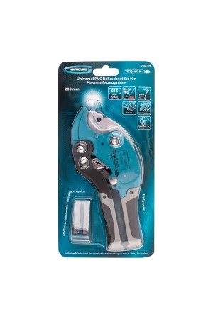 Ножницы для резки изделий из ПВХ, D до 36 мм, двухкомпонентные рукоятки, рабочий стол для плоских изделий Gross