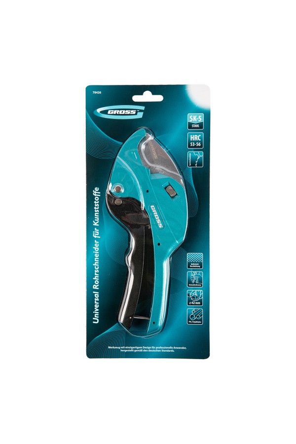 Ножницы для резки изделий из ПВХ, универсальные, D-42 мм, автомат Gross